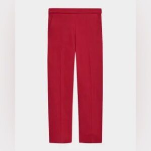 Polo Ralph Lauren Women’s Red Wool Blend Trousers Size 8